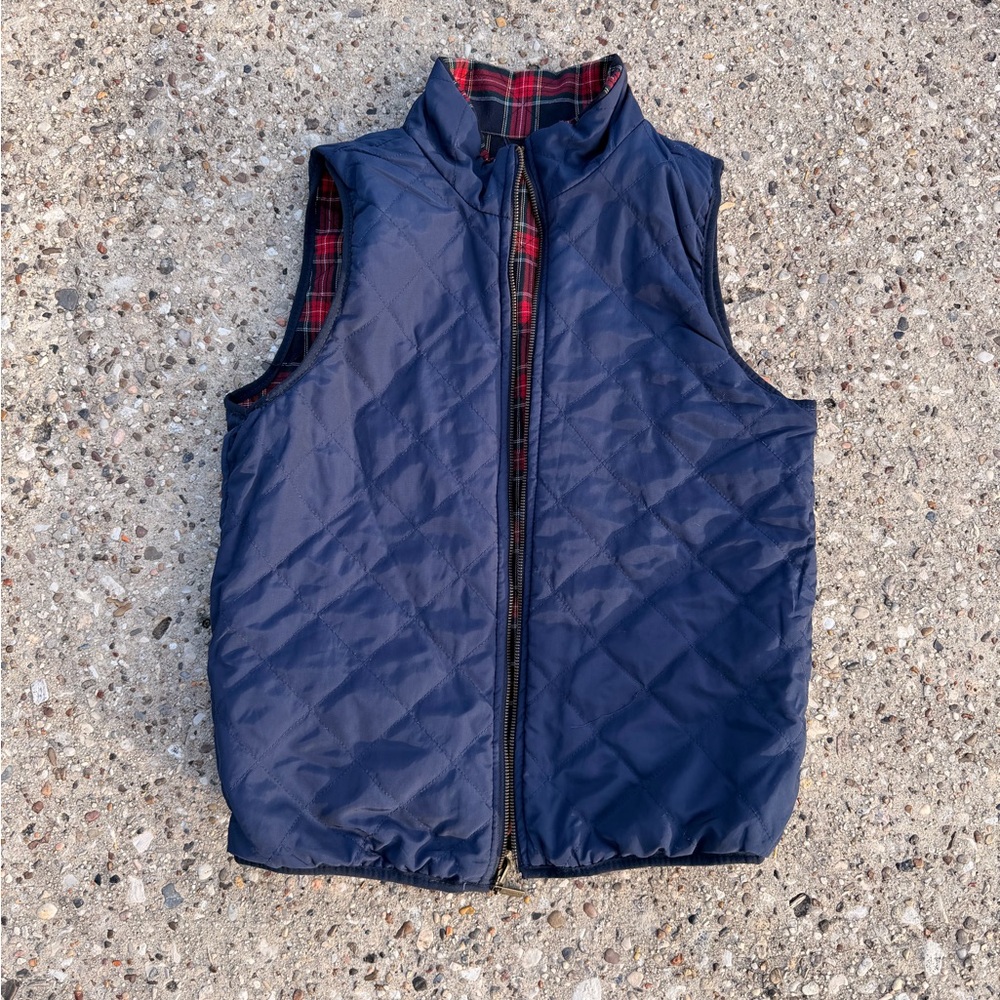 Copper Key Quilted Blue Vest
